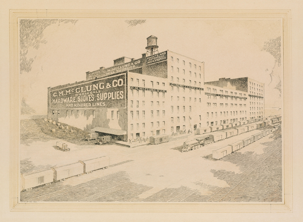 McClung Warehouse by Harry P. Ijams. Courtesy McClung Historical Collection.