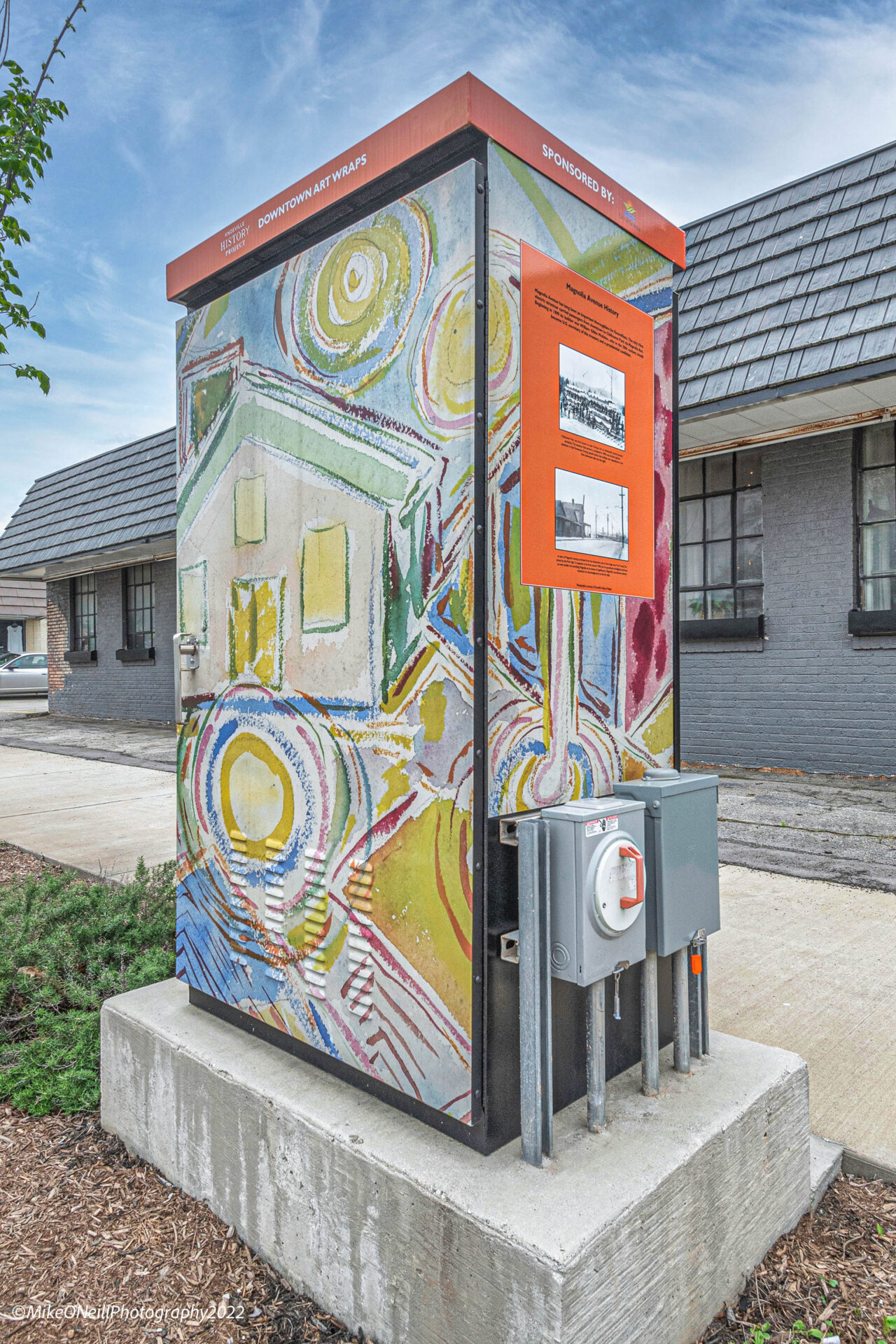 Untitled (New York City) by Beauford Delaney at Magnolia Avenue and Jessamine Street. Funded by City of Knoxville. Photography by Mike O'Neill.