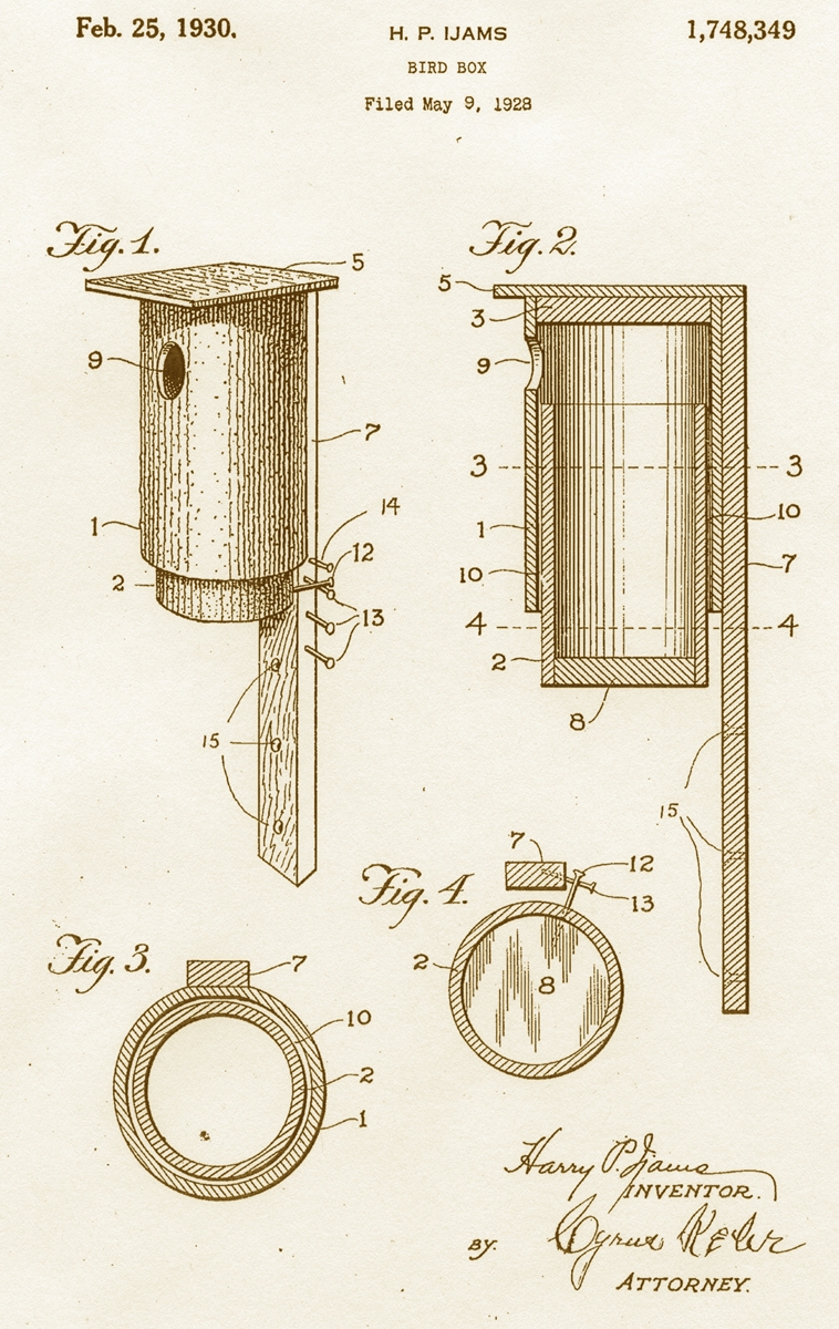 Harry Ijams' next box patent drawings.