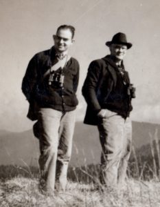 Earl Henry (left) with Brockway Crouch. Great Smoky Mountains, 1938. (Courtesy of Earl Henry Jr)