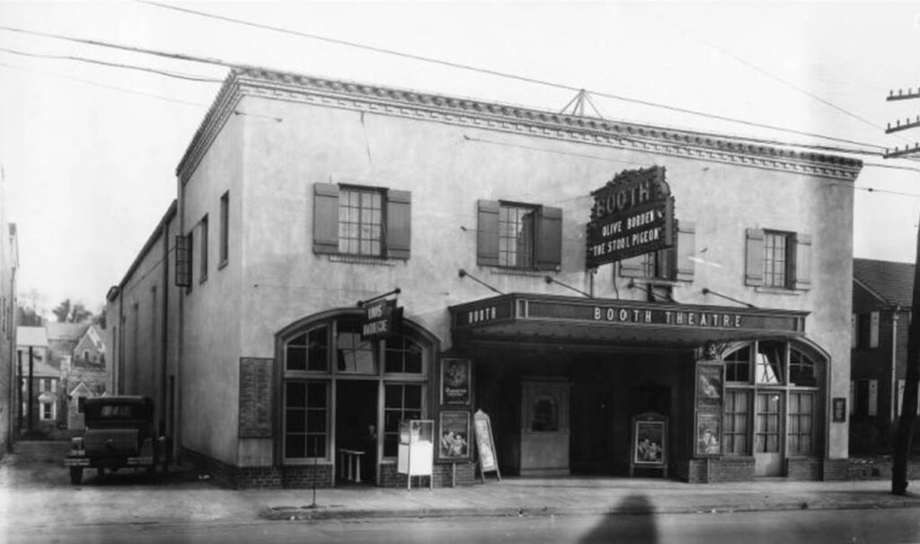 The Booth Theatre, Cumberland Avenue, 1928. (McClung Historical Collection.)