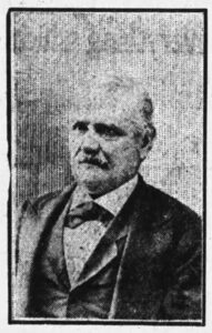 Gustavus Knabe's obituary photo in 1906.