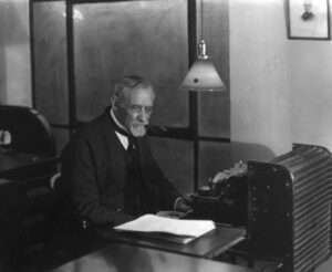 William Rule (1839-1928), longstanding editor of the Knoxville Journal & Tribune, circa 1925. (McClung Historical Collection.)