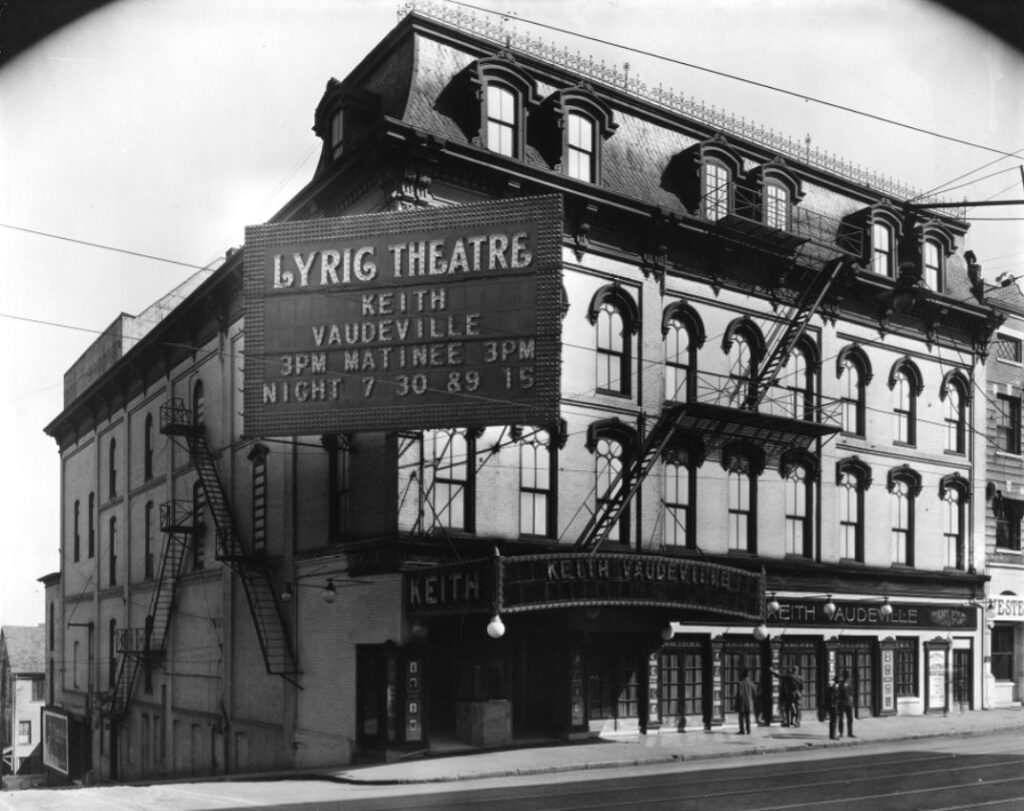 The Lyric Theatre, formerly Staub's Opera House, on Gay Street, circa 1921. (McClung Historical Collection.)