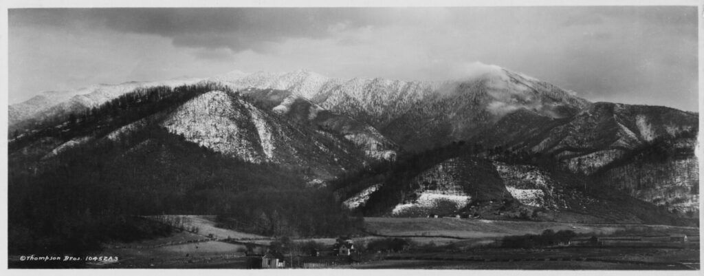 Mt. Le Conte, December, 1925 by Thompson Brothers. (University of Tennessee Libraries.)